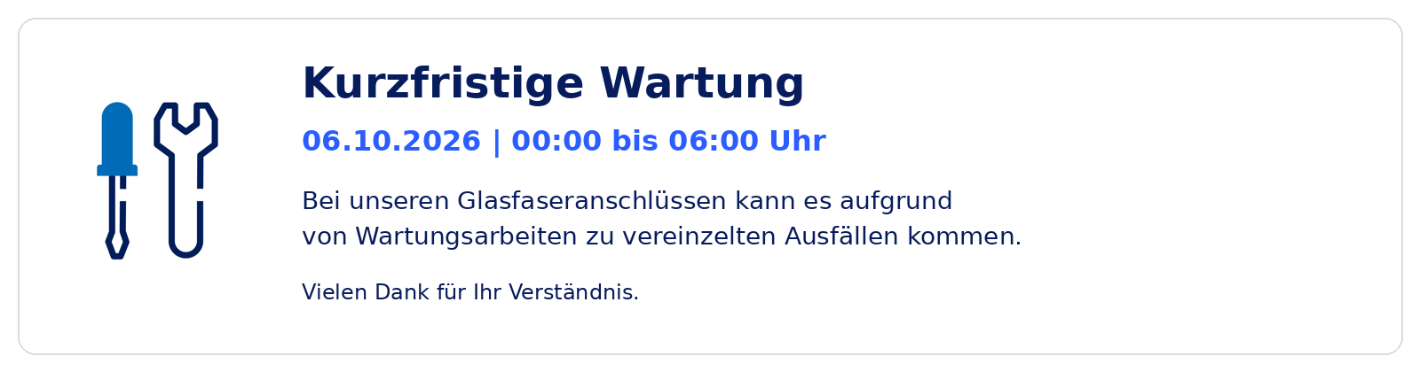 Wartung